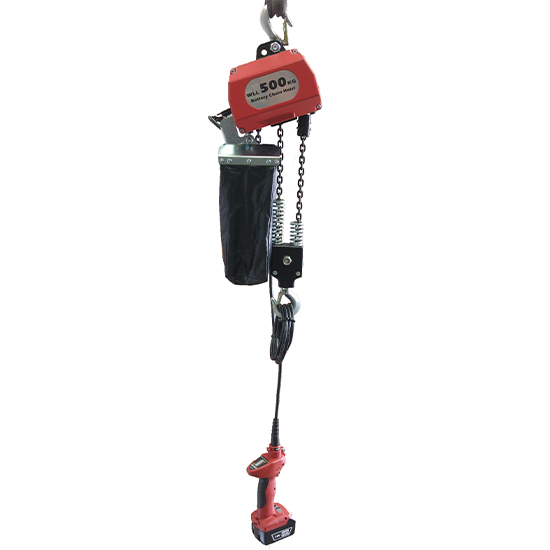 250kg or 500kg Portable Battery Hoist