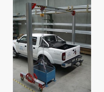 Mobile adjustable crane Mobitrac Dynamic